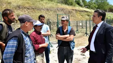 Söğüt Belediye Başkanı Durgut, Hayvan Pazarında İncelemelerde Bulundu