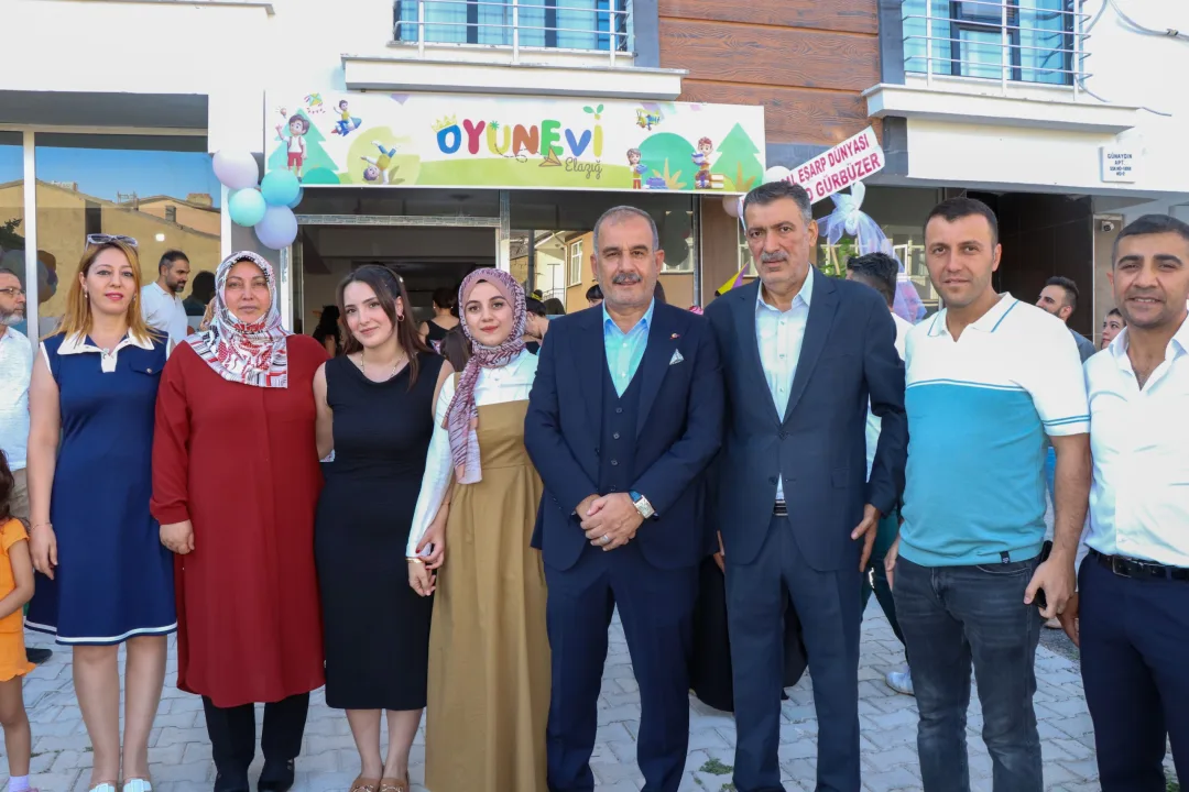 Çocuklar için, “Elazığ Oyun ve Gelişim Evi” hizmete açıldı.