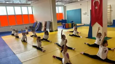 Artistik Cimnastik Kurslarına Yoğun İlgi
