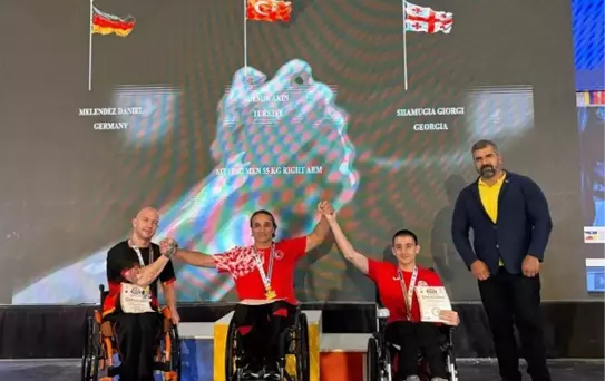 Türkiye, Avrupa Bilek Güreşi’nde 3 Altın Madalya Kazandı