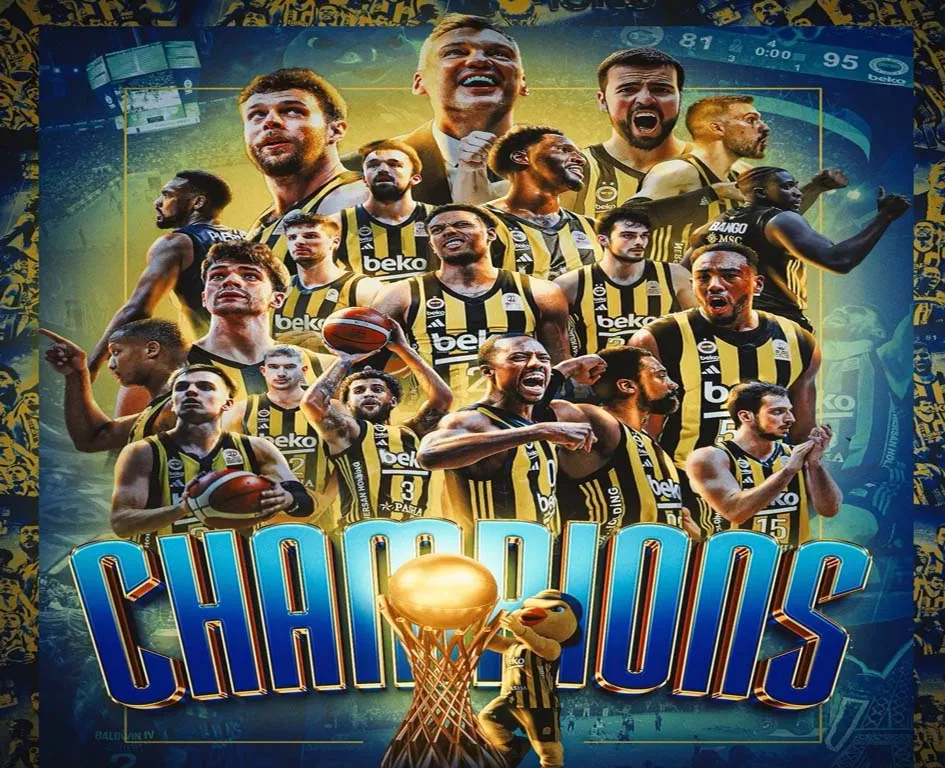 Fenerbahçe Beko Türkiye Basketbol Süper Lig’inde de şampiyon!…