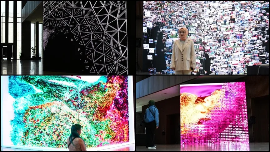 “Hafıza Anadolu” yapay zeka sanat eseri İDAF’da sanatseverlerle buluşuyor