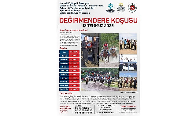 Rahvan at heyecanı 13 Temmuz’da Gölcük’te yaşanacak