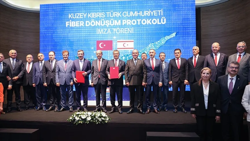 Türkiye ile KKTC arasında Fiber Dönüşüm Protokolü imzalandı