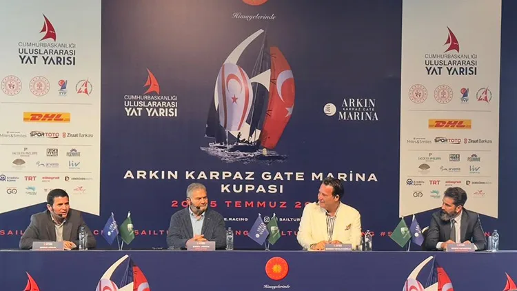 Cumhurbaşkanlığı 6. Uluslararası Yat Yarışları Kıbrıs etabının basın lansmanı yapıldı