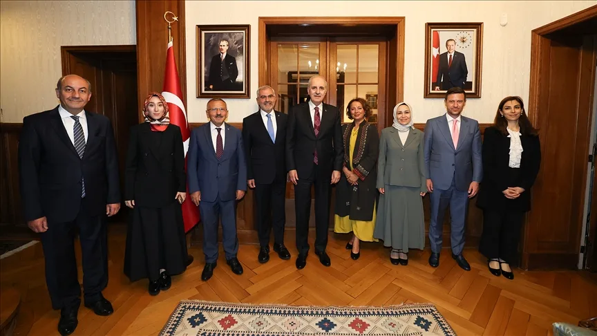 BMM Başkanı Kurtulmuş’tan, Türkiye’nin BM Cenevre Ofisi nezdindeki Daimi Temsilciliğine ziyaret