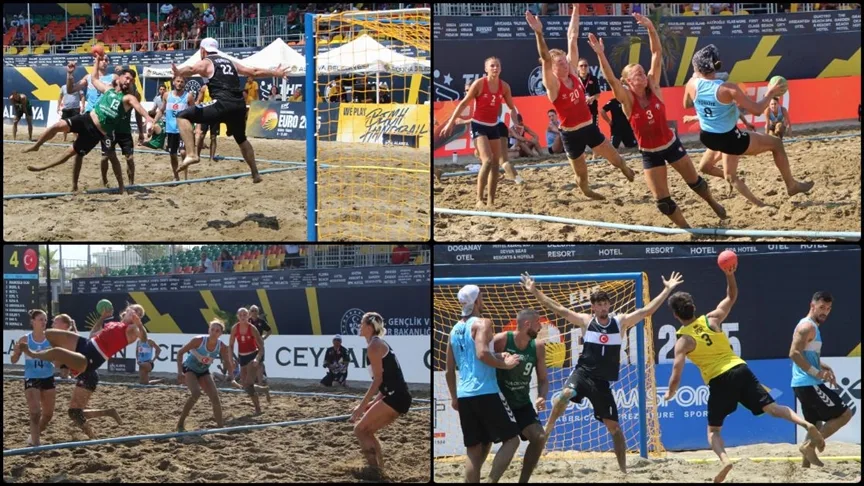 Avrupa Plaj Hentbolu Şampiyonası, Antalya’da başladı
