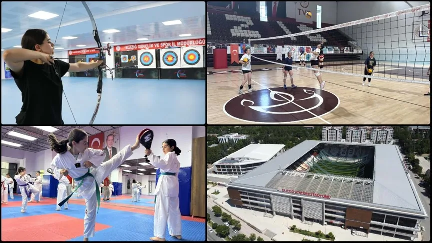 Elazığ’ın “yaşayan stadı” 7’den 70’e spor tutkunlarına ev sahipliği yapıyor