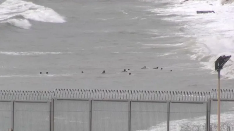 84 kişi yüzerek Fas’tan İspanya’ya gitti