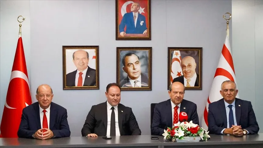 KKTC Cumhurbaşkanı Tatar, 5+1 görüşmelerine katılmak üzere New York’a gitti