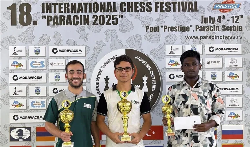 Türk satranççılar Sırbistan’daki turnuvada zirveye çıktı