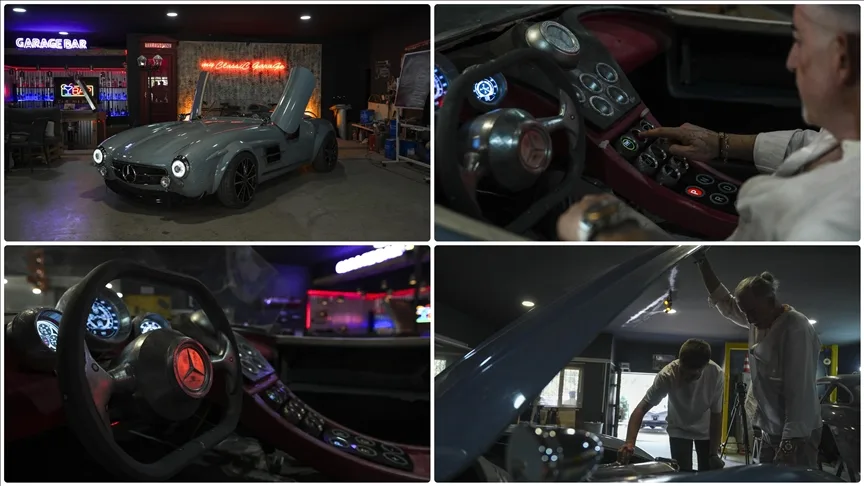 1954 model otomobil, çağın teknolojisiyle yeniden yollara çıkmaya hazırlanıyor