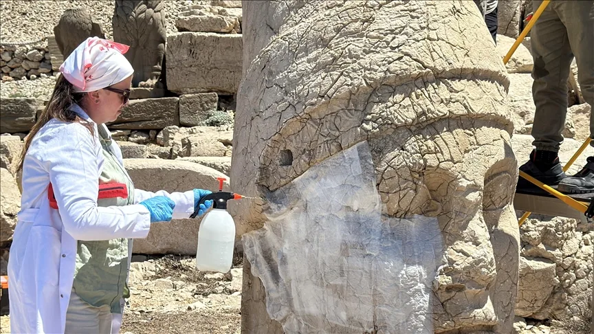 Nemrut Dağı’ndaki simge eserler nano kireçle korunacak