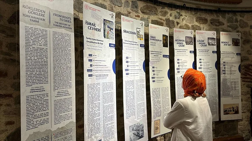 Galata Kulesi’nde “Hezarfen’den Beri Aynı Ruhla” sergisi açıldı