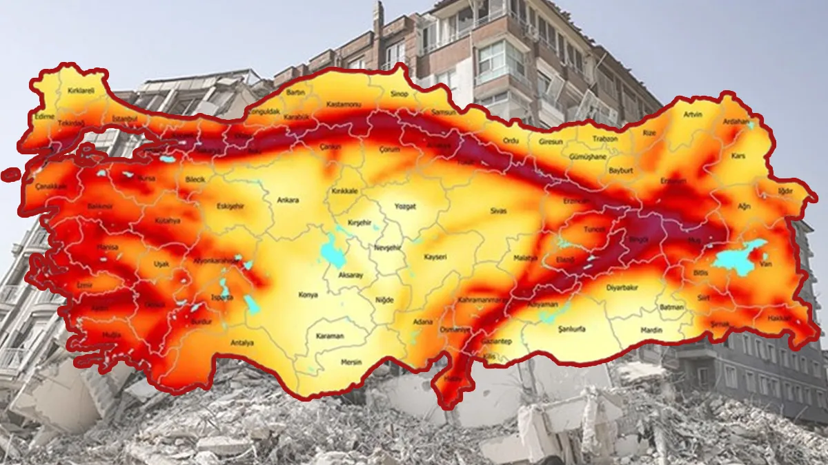  Türkiye’nin deprem haritası değişti! İşte, en riskli bölgeler…
