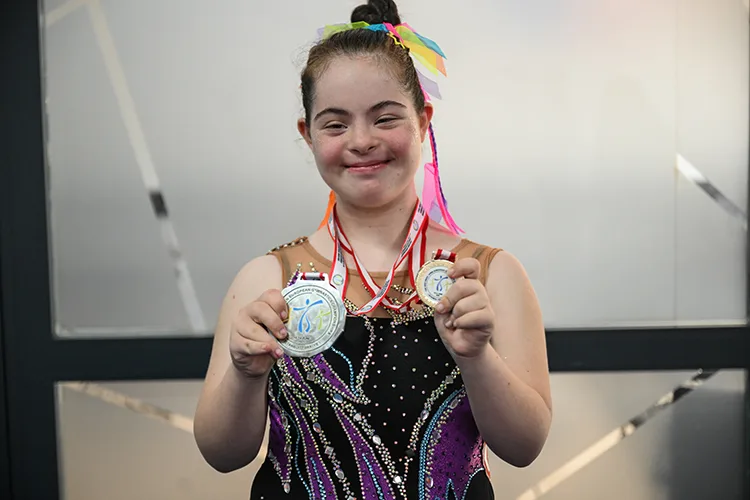 Down sendromlu cimnastikçi Selin Naz, Avrupa’da altın madalya istiyor