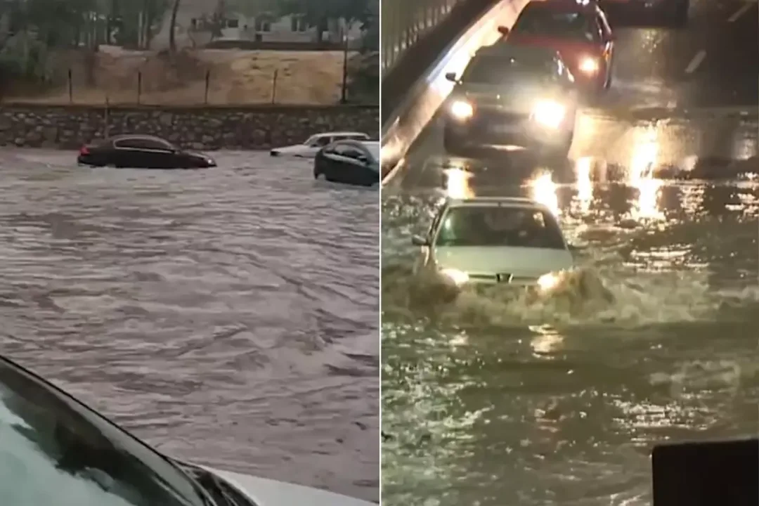Ankara’da sağanak yağış nedeniyle hayat felç oldu!