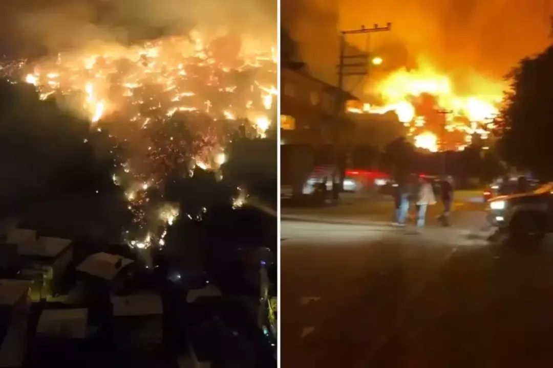 Bursa’da felaket gecesi! Yangın yerleşim yerlerine ulaştı