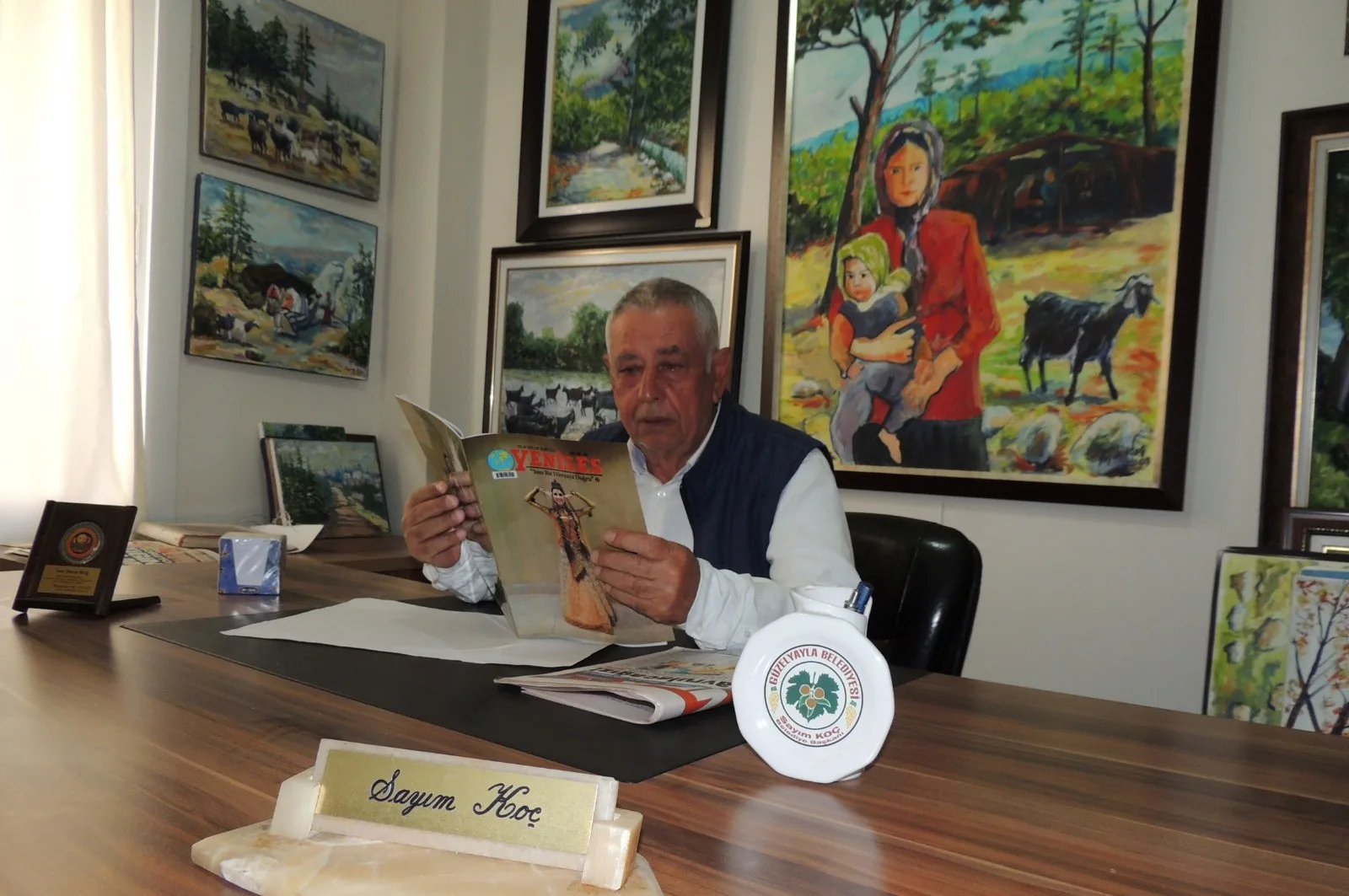 Mersinli Ressam Sayım Koç’un Sanat Anlayışı