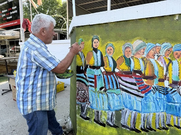 Eski inşaat ustası, emekliliğinin ardından hayalindeki sanata yönelerek 5 sergi açtı
