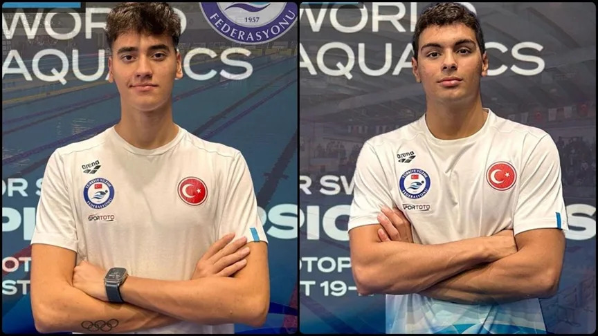 Fenerbahçeli Milli yüzücü Kuzey Tunçelli ve Nusrat Allahverdi’den dünya gençler şampiyonluğu