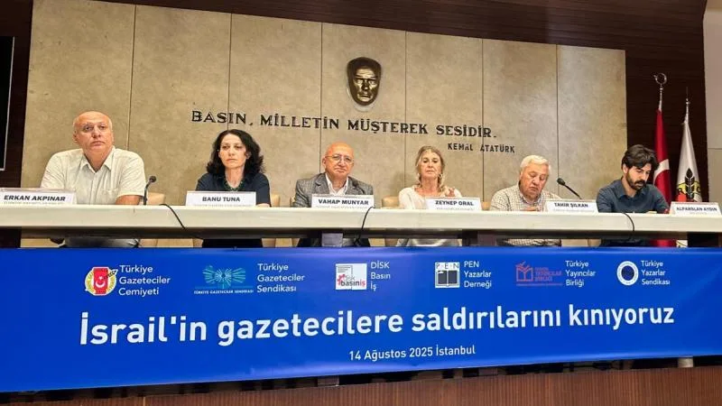 Basın meslek örgütleri: İsrail gazetecilere yönelik soykırımdan vazgeçmeli