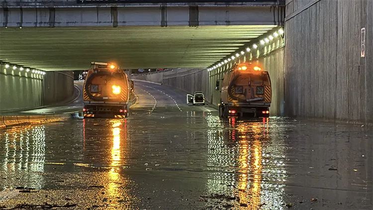 Başkentte kısa süreli sağanak etkili oldu