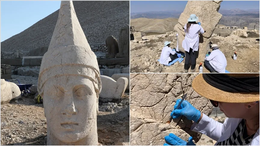 Nemrut’un zirvesindeki binlerce yıllık heykeller nanoteknolojiyle ayağa kalkıyor