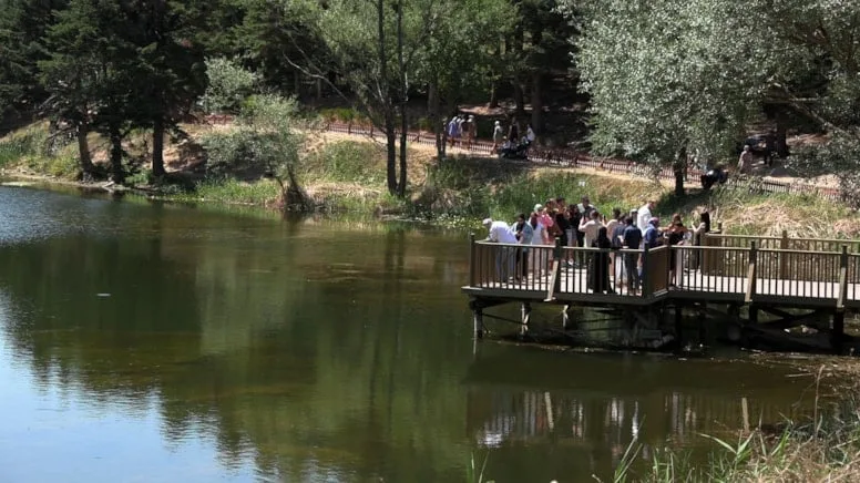 Gölcük Tabiat Parkı’nda yoğunluk