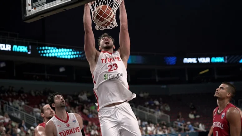 A Milli Erkek Basketbol Takımı Portekiz’i hezimete uğrattı!.. 41 sayı fark attılar