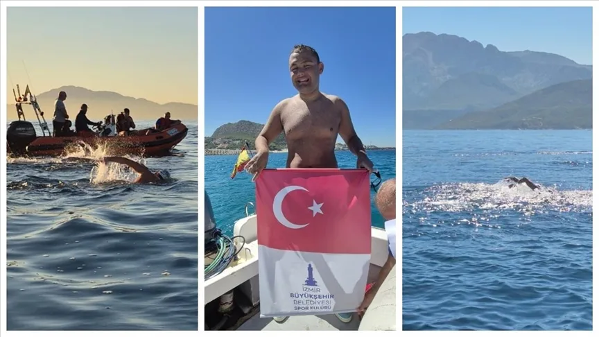 Tuna Tunca, Cebelitarık Boğazı’nı geçen otizmli ilk Türk sporcu oldu