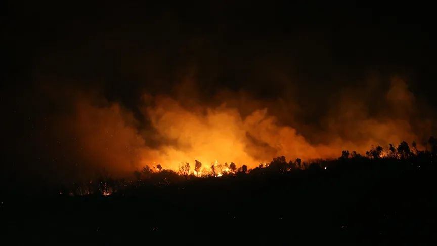 Bursa’da çıkan orman yangını kısmen kontrol altına alındı