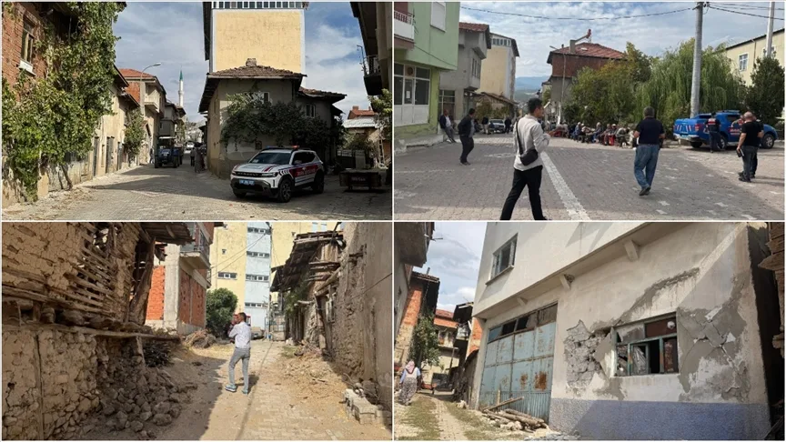 Kütahya’da 5,4 büyüklüğündeki depremin ardından 4 büyüklüğünde 2 deprem meydana geldi