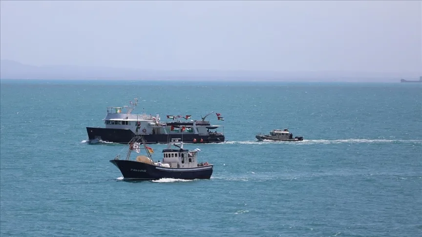 Tunus’taki Küresel Sumud Filosu’nun yarın Gazze’ye hareket etmesi öngörülüyor