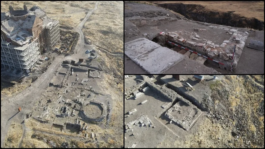 Ani’deki kazılarda Selçuklu dönemine ait kümbet bulundu