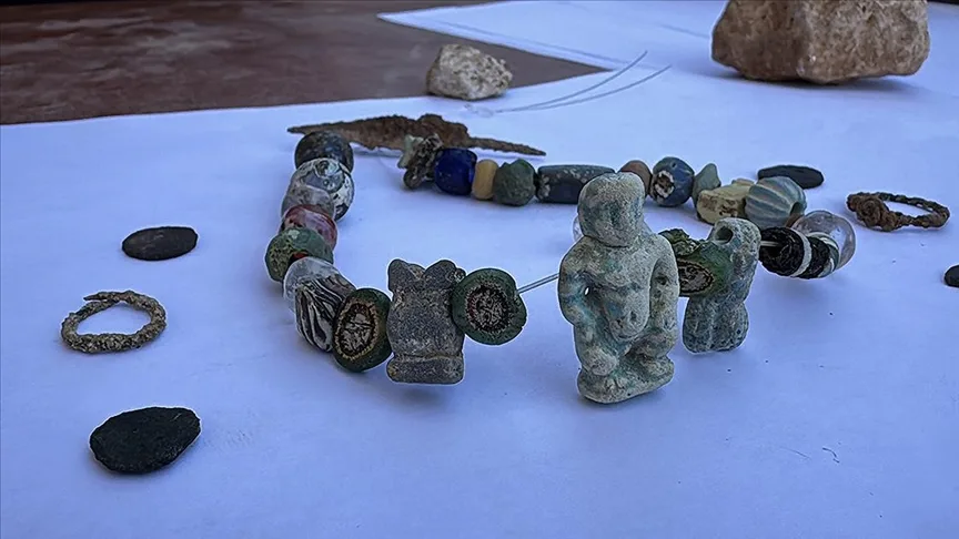 Perre Antik Kenti’nde Mısır Tanrısı Pataikos figürü bulundu