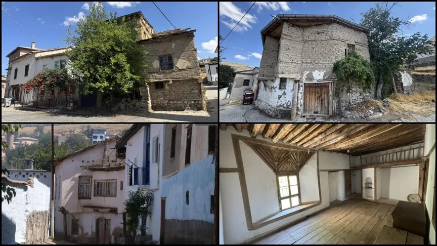 Ata yadigarı köyünün kerpiç evlerini yurt dışında tanıtıyor