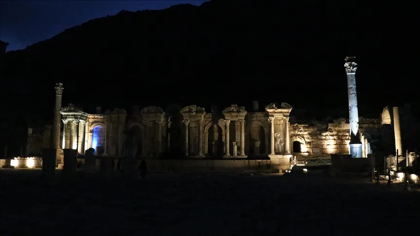 Sagalassos’ta ışıklar gece müzeciliği için yanacak