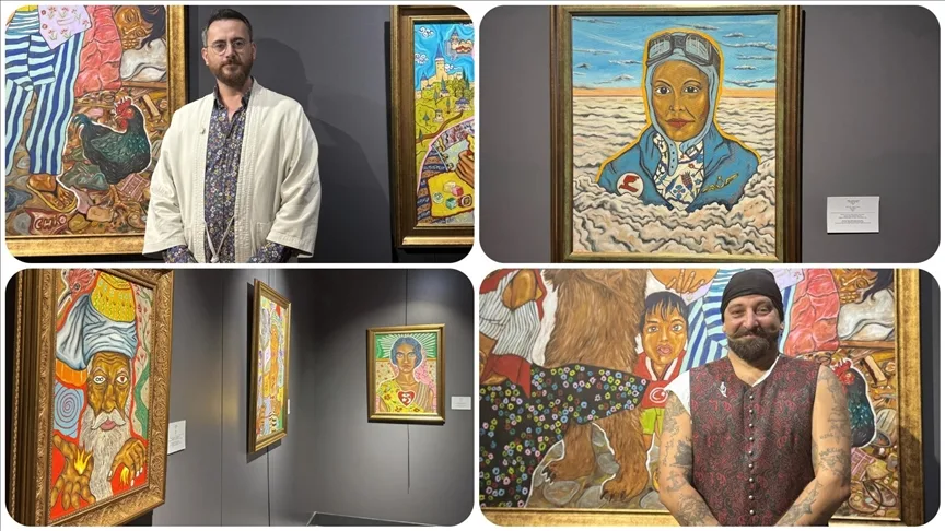 Paul Hitter’ın “Uzaktan Akraba” resim sergisi İstanbul’da açıldı