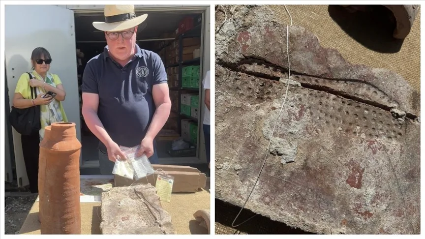 Sagalassos Antik Kenti’nde bulunan 2 bin yıllık kadın ayak izi araştırılıyor