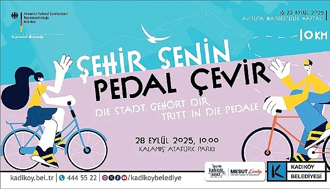 Kadıköy’de “Şehir Senin, Pedal Çevir” Etkinliği