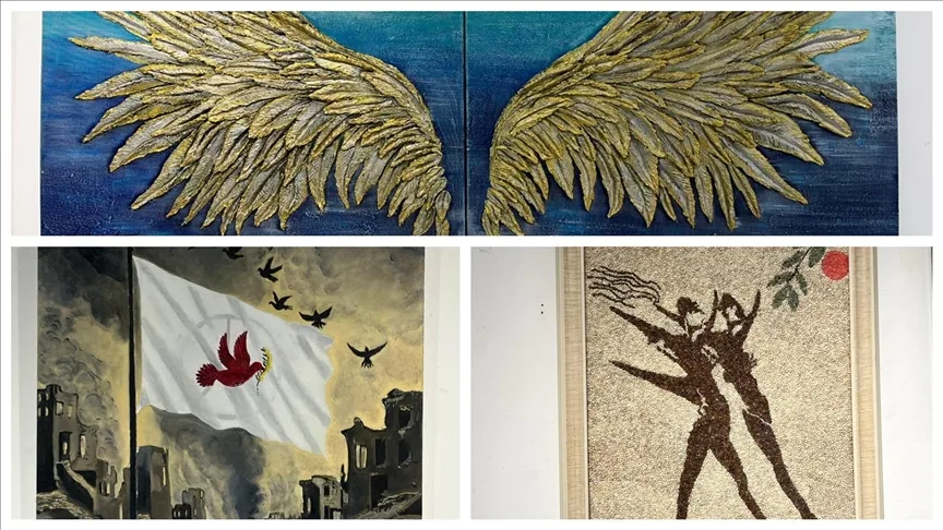 Dünya barışı için seslerini “Barışa Çağrı” sergisiyle duyurdular