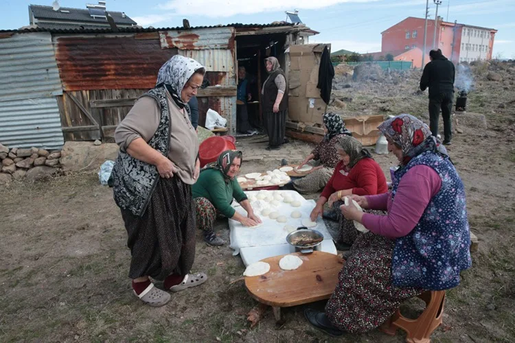 Bolu’da kadınlar “kürül” geleneğini imece usulü yaşatıyor