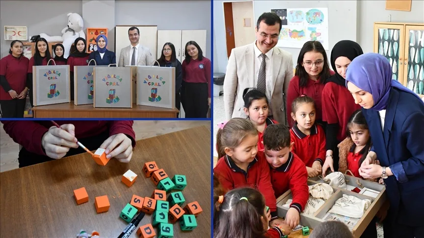 Liseliler, minik öğrencilerin gelişimini destekleyen eğitici oyun kutusu tasarladı