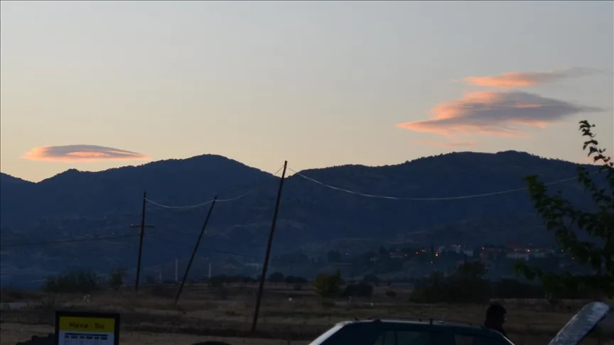 Çorum’da mercek bulutu görüntülendi