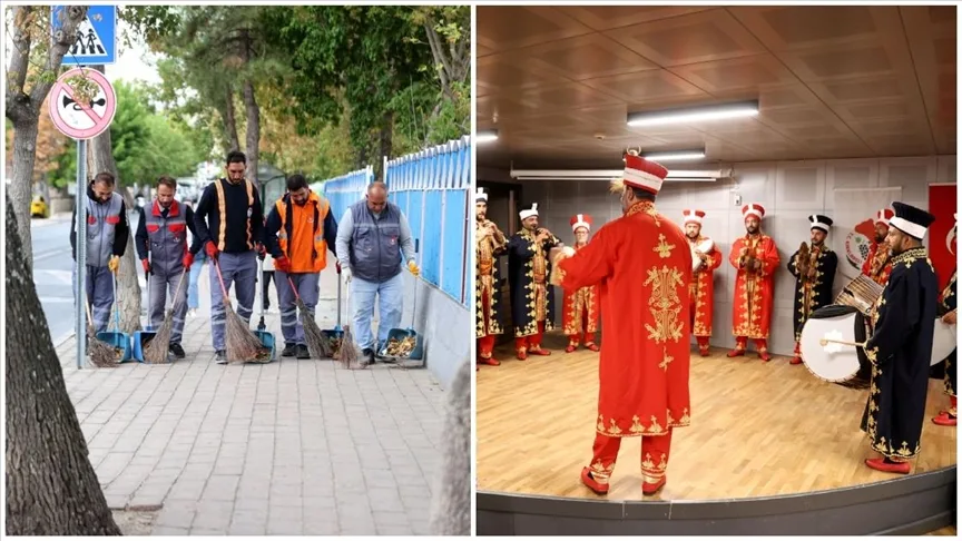 Kırklareli’nde belediye işçileri mesai sonrası mehteran oluyor