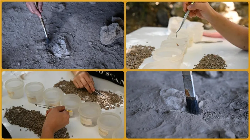 Direkli Mağarası’nda yaklaşık 13 bin yıllık delici el aleti ve boncuklar bulundu