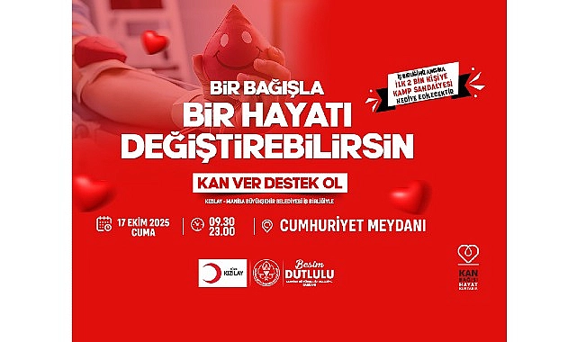 Büyükşehir ve Türk Kızılayı’ndan Anlamlı Etkinlik