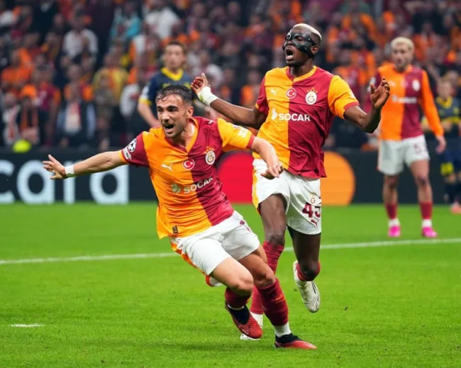Galatasaray Şampiyonlar Ligi’nde 3 Puanı 3 Golle AIdı