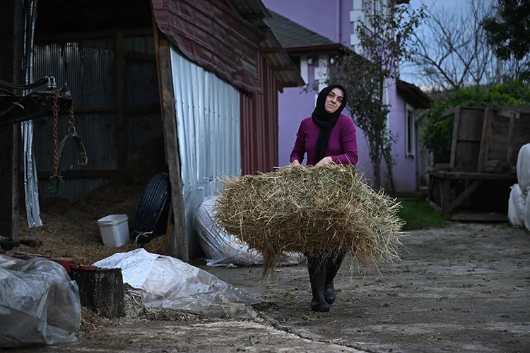 Kadın girişimci devlet desteğiyle kurduğu çiftlikle hedef büyüttü